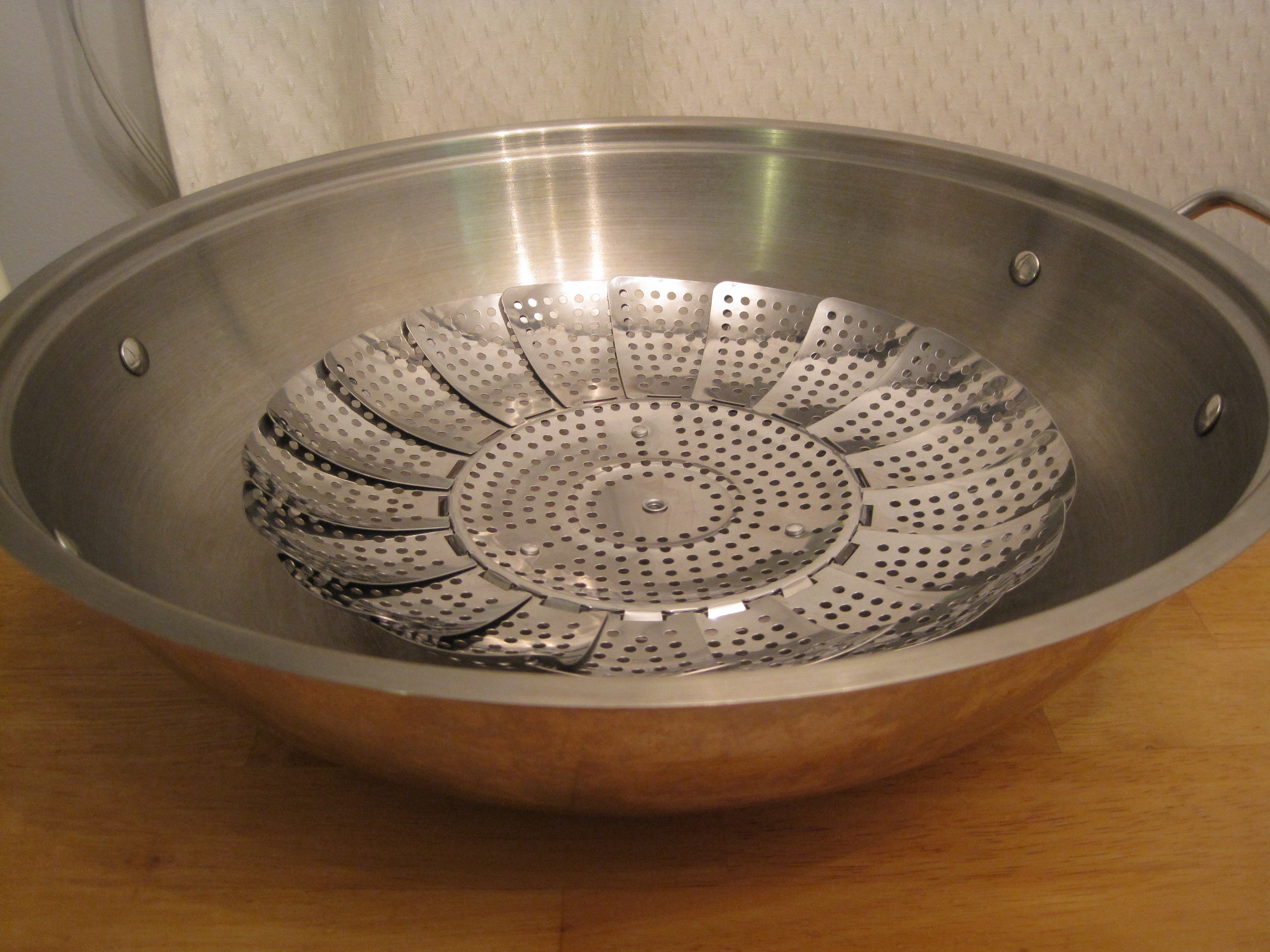 Stainless Steel Steamer Basket Thicken Food Steamer Basket For